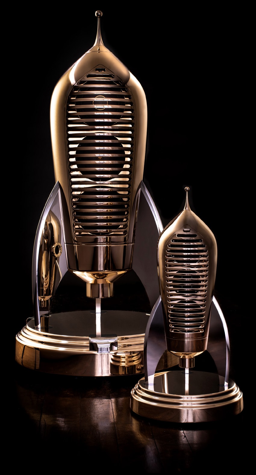 The stunning Cosmotron 130 and 50 speakers
